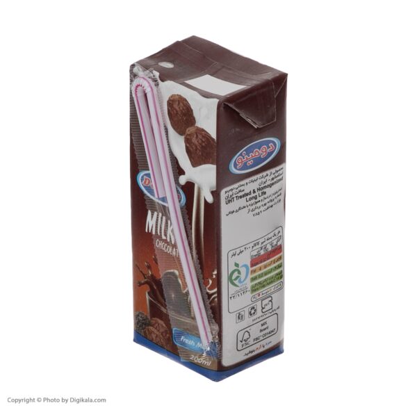 شیر کاکائو دومینو - 0.2 لیتر بسته 6 عددی